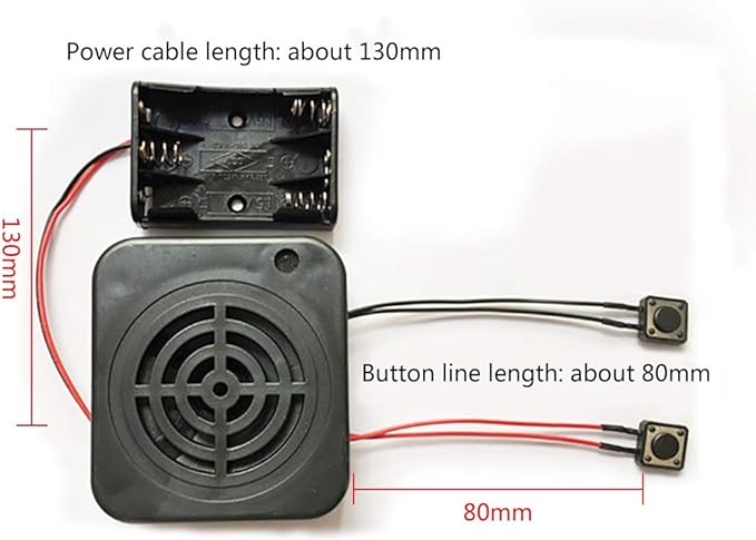Voice Recording Box, 2/4 Minutes 3W DIY Personalized Practical - Image 2