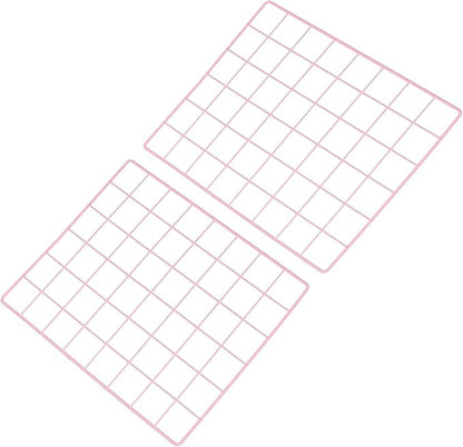 PATIKIL 12"x16" Wire Grid Panel, 2 Pack Board Photo Pictures Memo Display Grid by PATIKIL