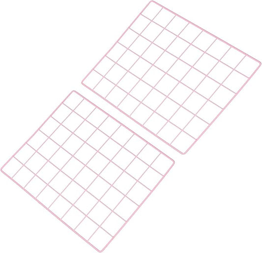 PATIKIL 12"x16" Wire Grid Panel, 2 Pack Board Photo Pictures Memo Display Grid by PATIKIL