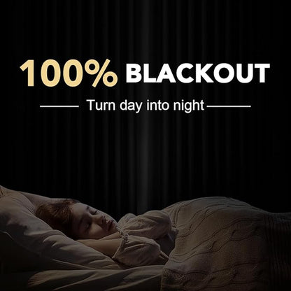 H.VERSAILTEX Linen Curtains 100% Blackout Curtains - Image 2