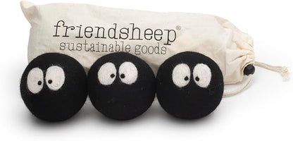 Friendsheep Wool Dryer Balls, Organic Reusable Fabric Softener Alternative by Friendsheep