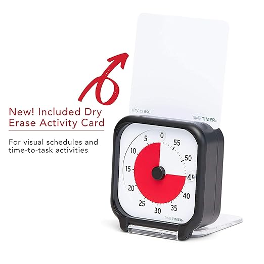 Time Timer 3 inch Visual Timer — 60 Minute Kids Desk Countdown Clock - Image 5