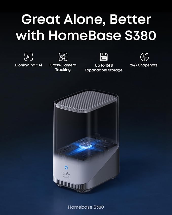 eufy Security eufyCam S4 4-Cam Kit, 4K Solar Camera Wireless Outdoor, Triple - Image 8