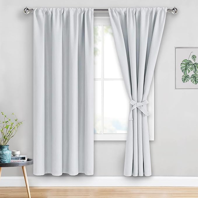 JIUZHEN Curtains for Bedroom by JIUZHEN