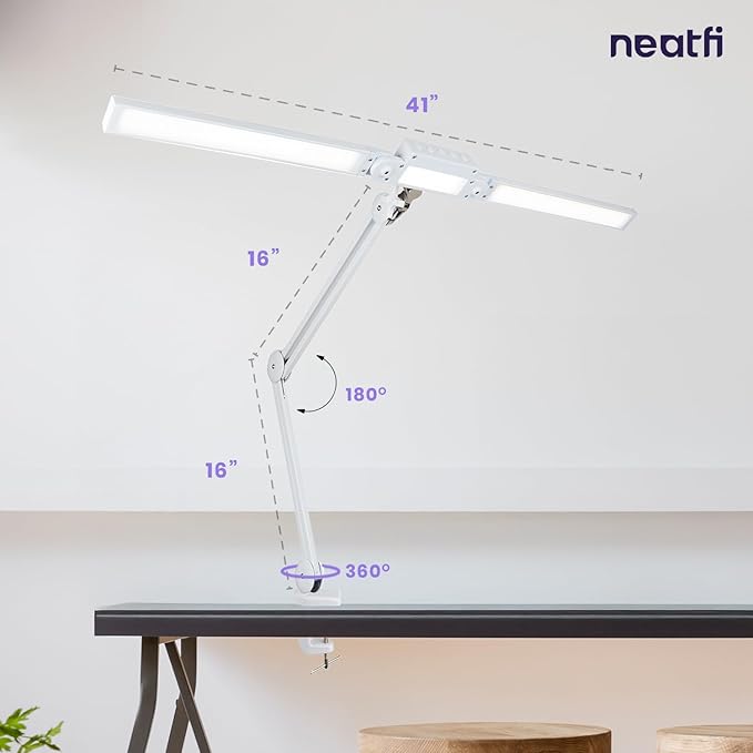 Neatfi LED Desk Lamp, Dimmable Desk Light - Image 4