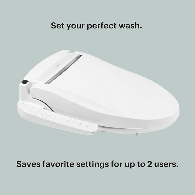 Brondell LT89 Electric Bidet Toilet Seat, Fits Round Toilets, Warm Water Wash - Image 7