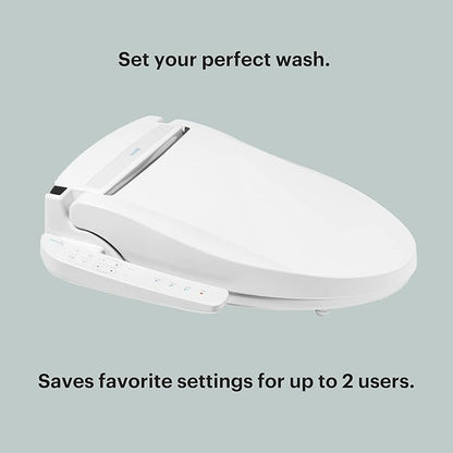 Brondell LT89 Electric Bidet Toilet Seat, Fits Elongated Toilets, Warm Water - Image 7