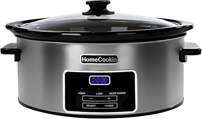 HOMECOOKIN 7-Quart Programmable Slow Cooker by HOMECOOKIN