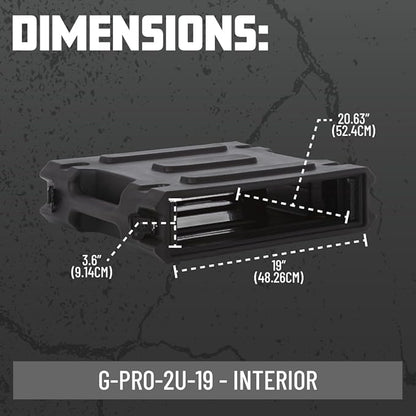 Gator Cases Pro Series 2U Rack Case - Image 6