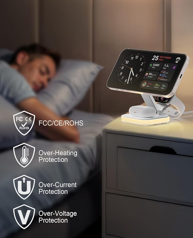 5-in-1 Magnetic Wireless Charging Stand - Image 5