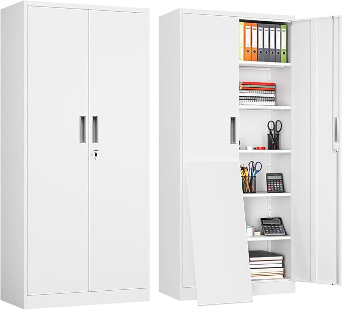 Steel SnapIt Cabinet, 71 Inch Metal Storage Cabinet by TaskStorz