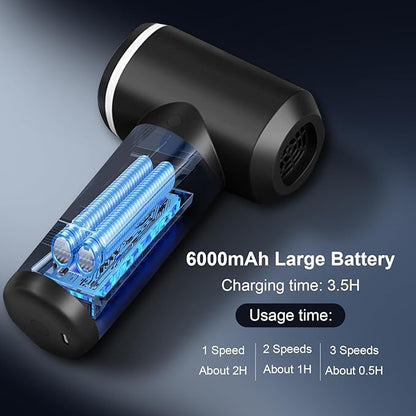 Compressed Air Duster, 6000mAH 160000RPM Electric Air Duster, 3-Speed - Image 3