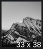 Frame It Easy 33 x 38 Black Wood Frame by FrameItEasy