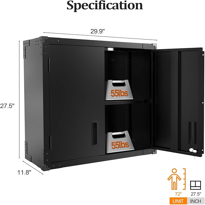VINGLI Garage Wall Cabinet - Image 3