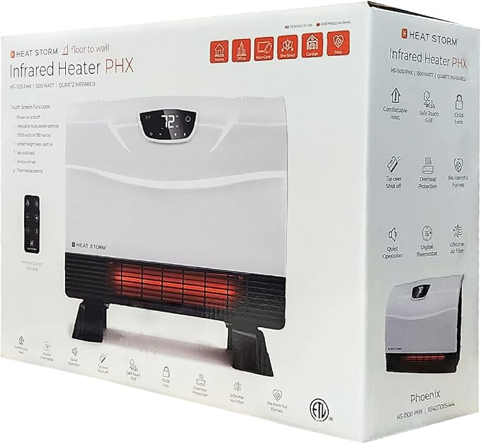 Heat Storm Phoenix Infrared Space Heater - Image 9
