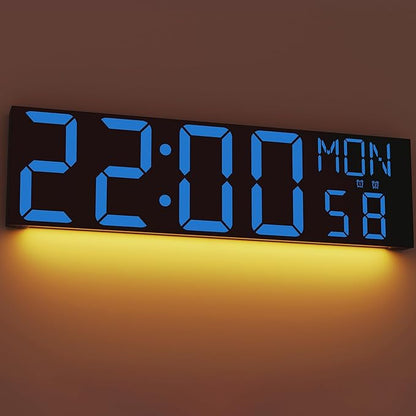 JALL 30" Large Digital Wall Mount Clock by JALL