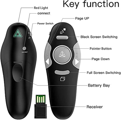 QUI Presentation Clicker Wireless Presenter Remote Clicker - Image 6