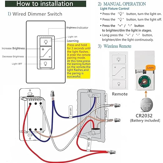 Nexete Smart Wall Dimmer Switch, Single Pole Dimmer - Image 4