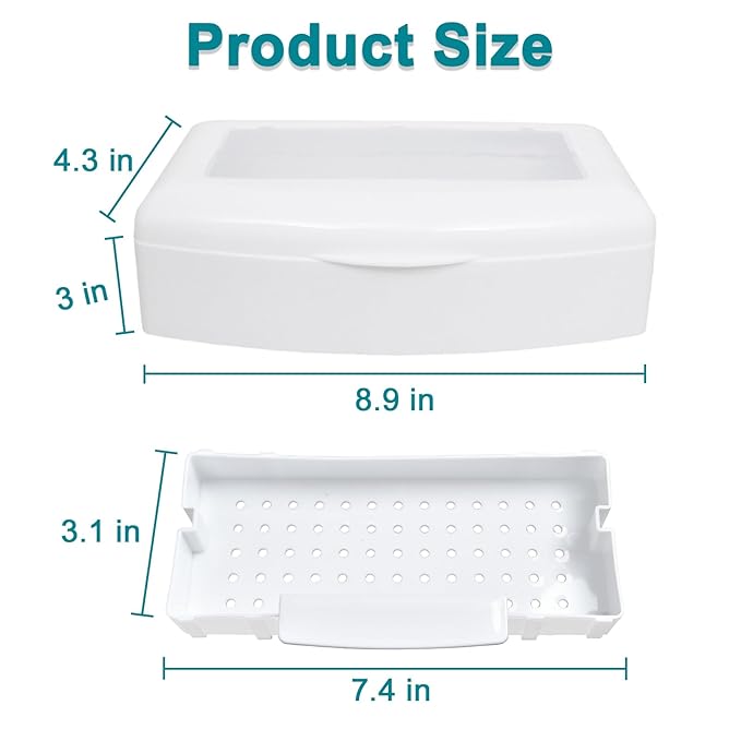 Nail Tool Sterilizer Box, Plastic Sterilization Tray - Image 4