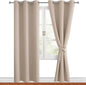 Hiasan Blackout Curtains for Bedroom, 42 x 84 Inches Long by Hiasan