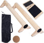 40-Inch Wooden Balance Beam Set, Two 20-Inch Connectable Sections, Natural by Unknown
