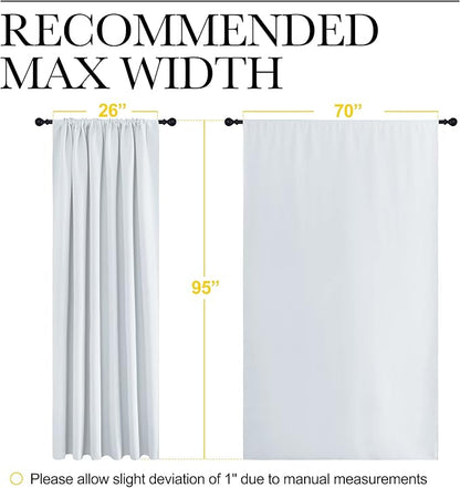 NICETOWN Bedroom Window Curtain Panels - Image 7