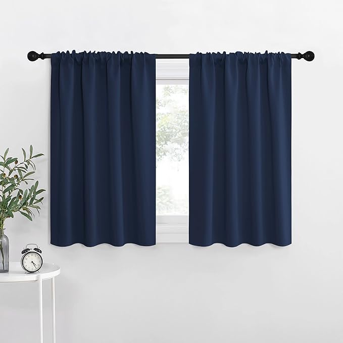NICETOWN RV Blackout Curtains for Camper Windows, Kitchen Curtains, Short by NICETOWN