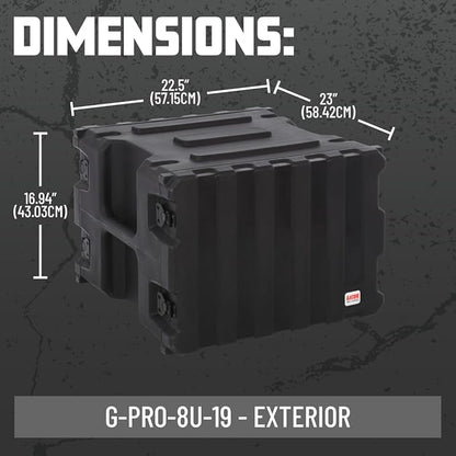 Gator Cases Pro Series 8U Rack Case - Image 7