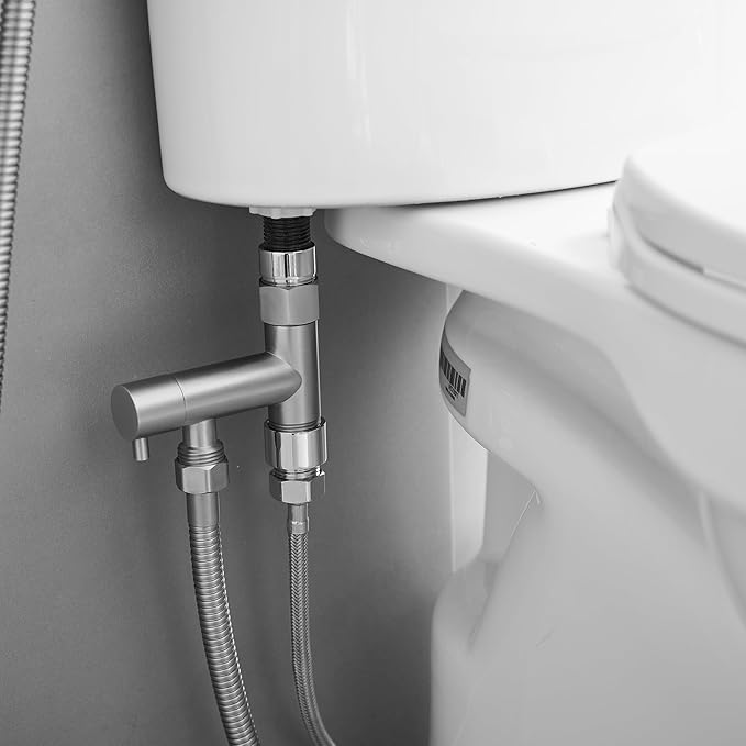 Brushed Nickel Handheld Bidet Sprayer Attachment - Image 7