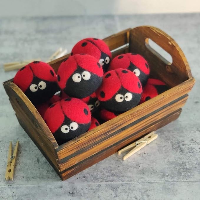 Friendsheep Wool Dryer Balls, Organic Reusable Fabric Softener Alternative - Image 7