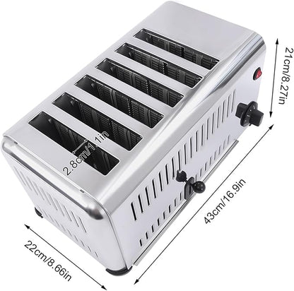 Commercial Small Toaster, 1680W 110V Electric Bread Toaster - Image 2