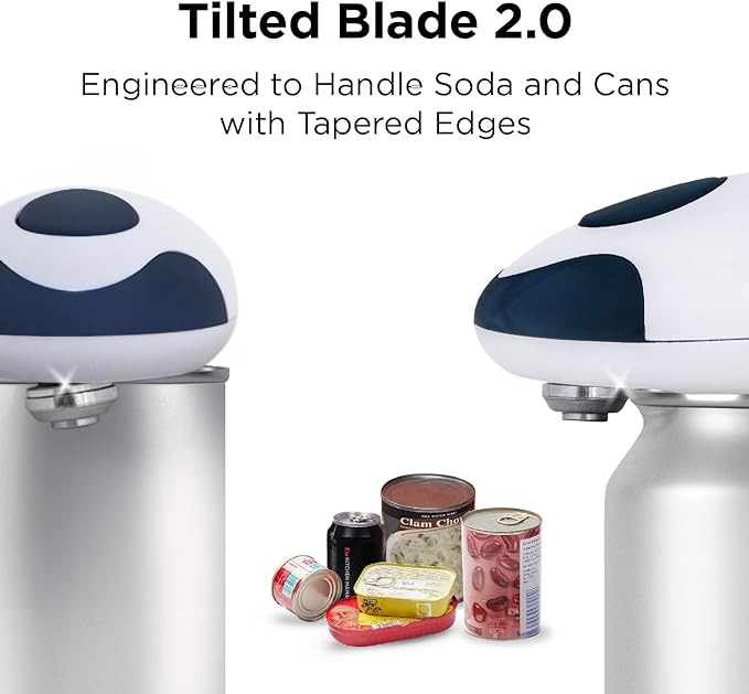 Kitchen Mama Auto 2.0 Electric Can Opener: Blade Opens Almost Any Can Pop or - Image 5