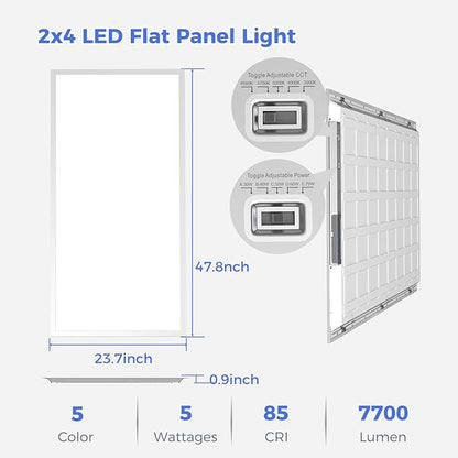 AIKVSXER 30 Pack 2x4 LED Flat Panel Light - Image 6