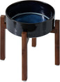 Ceramic 8.2inch Raised Dog Bowl Set, Elevated by Havniva