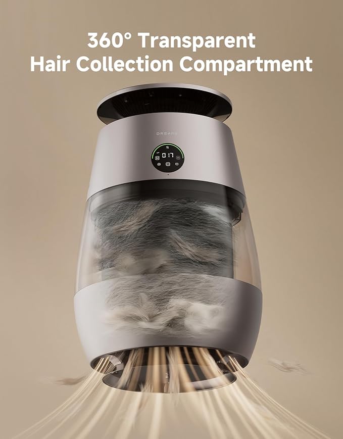 ‌Dreame Pet Air Purifier, Cleans 5, 386 ft² in One Hour, 346 ft² - Image 3