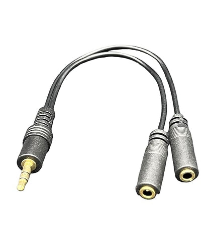 MasterStor Stereo Jack Splitter Cable3.5mm Male to 2 X Female Gold Plated - Image 5
