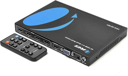 OREI Quad Multi HDMI Viewer 4 in 1 Out HDMI Switcher 4 Ports Seamless Switcher - Image 4