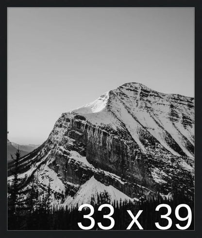 Frame It Easy 33 x 39 Black Wood Frame by FrameItEasy