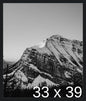 Frame It Easy 33 x 39 Black Wood Frame by FrameItEasy