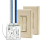 RunLessWire 3-Way Fan & Light Battery-Free DIY Kinetic Wireless Light Switch Kit by RunLessWire