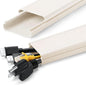 ZhiYo TV Cord Hider for Wall Mounted TV 34in, Large Cord Cover Wall, PVC Cable by ZhiYo