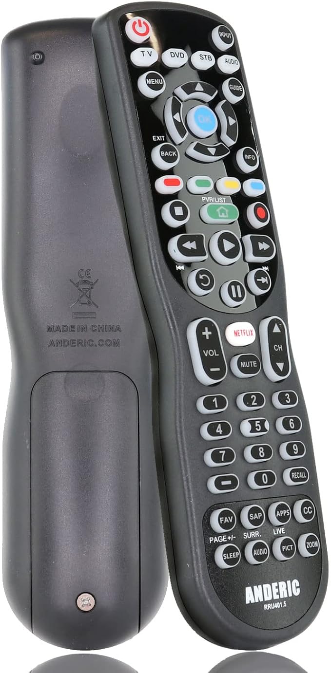 4-in-1, 4-Device IR Universal Remote Control - Image 8