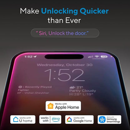 ULTRALOQ Bolt Fingerprint WiFi Smart Lock, Works - Image 3