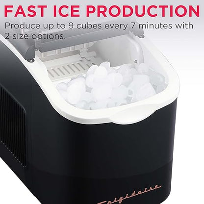 FRIGIDAIRE Retro Compact Ice Maker Machine, Bullet Ice, 26 lb per Day - Image 4