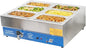 6 Pan Commercial Food Warmer, Electric Bain Marie Countertop Stainless Steel by TOPKITCH
