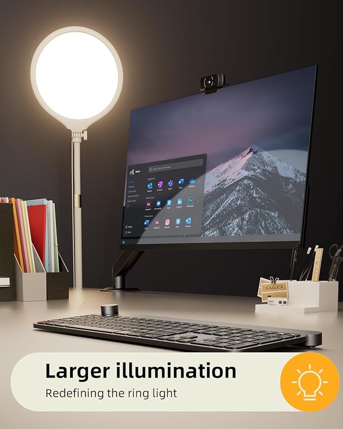 10.5" Ring Light with Stand and Phone Holder - Image 4