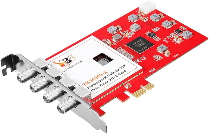 TBS6909X DVB-S/ S2/ S2X 8 Tuner PCI Express Digital Satellite TV Card - Image 4
