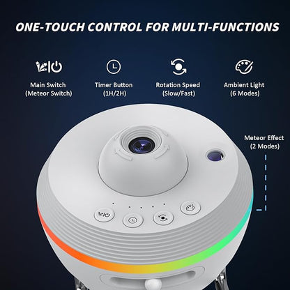 Ainael Galaxy Projector, Star Projectors Home Planetarium Space Ceiling Starry - Image 4