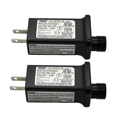 2 PCS 8 Mode Light LED Transformer 30V LED Controller Class 2 Power Supply by Dreamworth