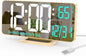 KOSUMOSU Dual Alarm Clock 6.7in Gold Desk Clock by KOSUMOSUTECHNOLOGY